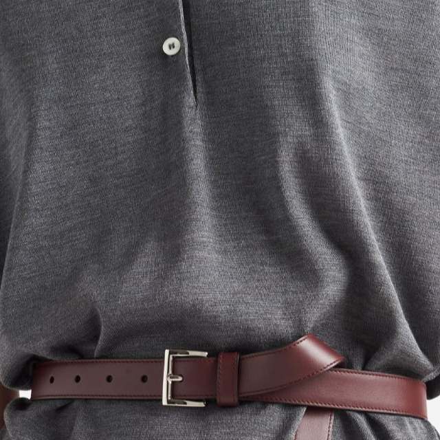 PRADA Belted Polo Dress