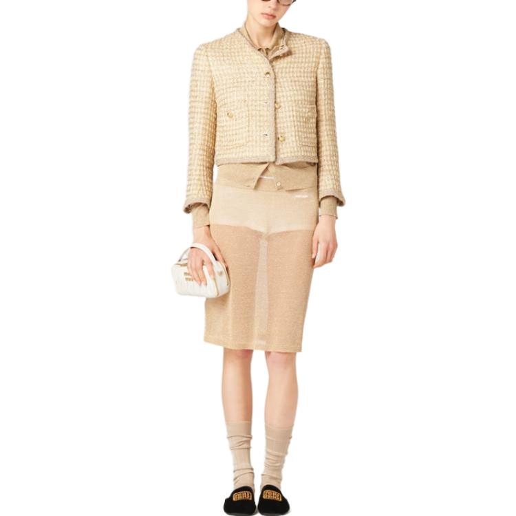 MIU MIU Jackets Women's Beige