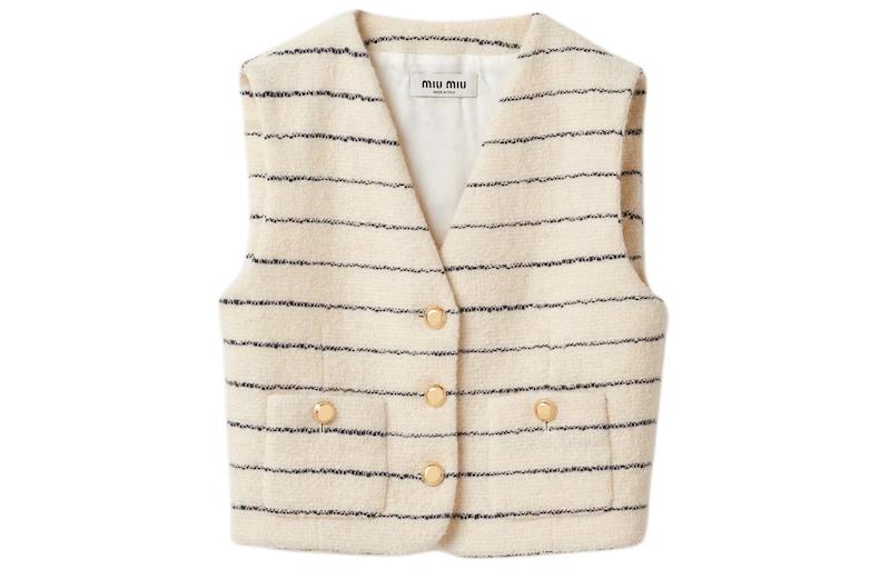 MIU MIU Vest Women's Ivory White