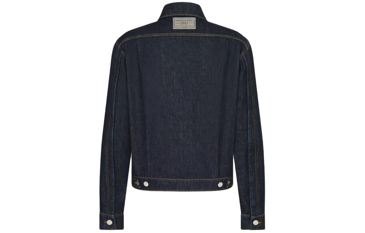 DIOR SS24 Denim Jacket Men's Navy