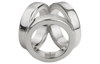 HERMES Silk Scarf Clip Women's Silver