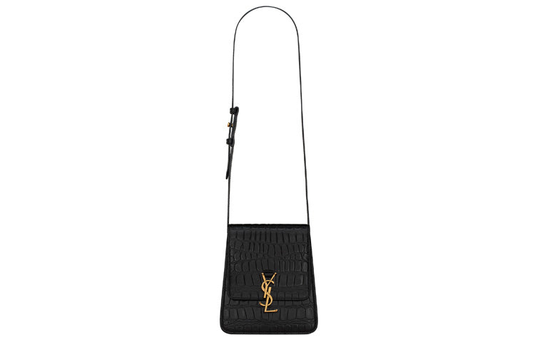 SAINT LAURENT KAIA Calfskin Crossbody Bag Shoulder Bag Women's Black
