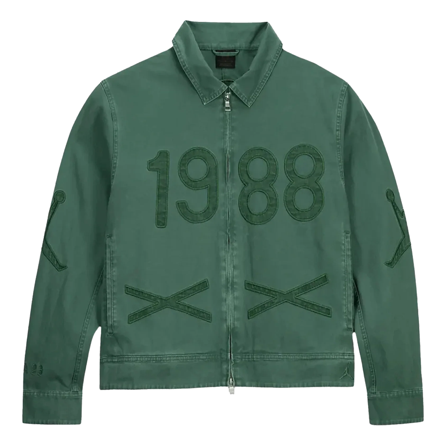 Air Jordan x Nina Chanel Abney Canvas Jacket 'Green' FZ7528-398