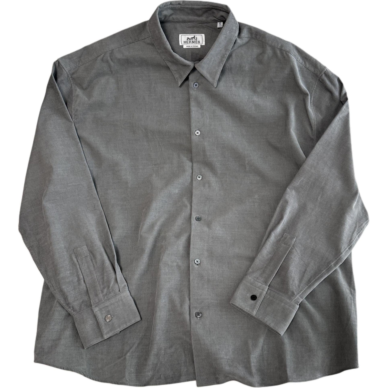 HERMES Shirts Men Gray