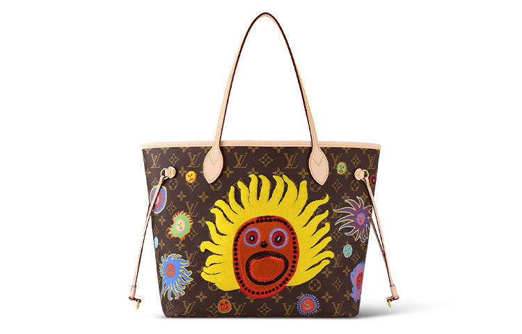 LOUIS VUITTON Lv X Yk Neverfull Mm Quartz
