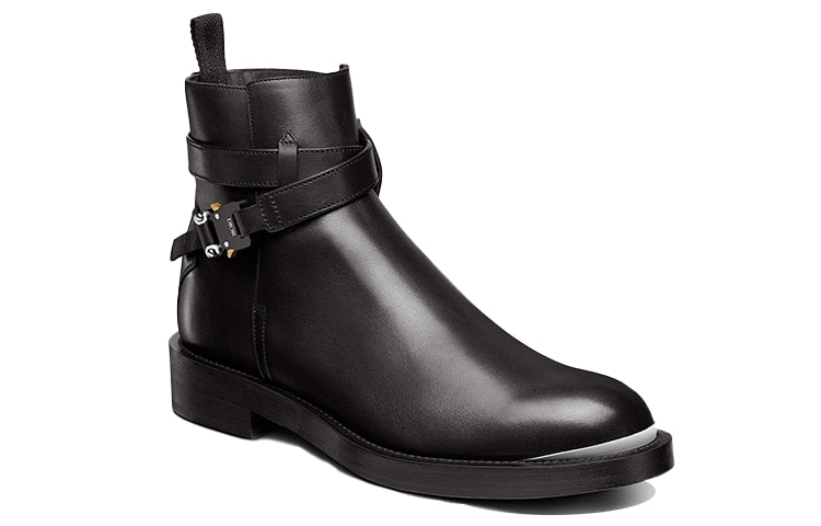 DIOR Evidence Ankle Boot Black Smooth Calfskin