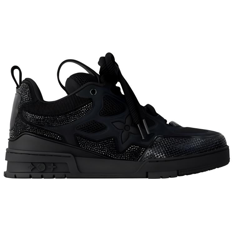LOUIS VUITTON Skate Low-Top Skateboard Shoes Men's Black