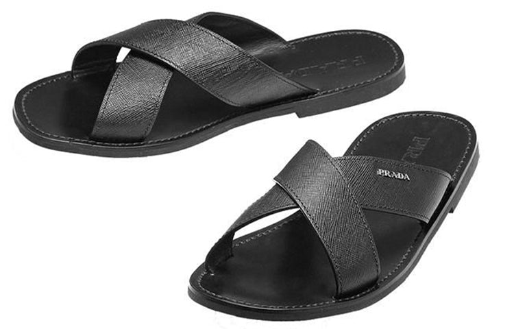PRADA Stylish Sandal Men's Black