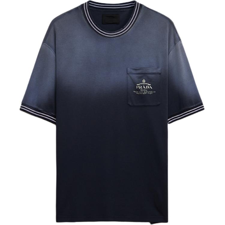 PRADA T-Shirts Men Blue
