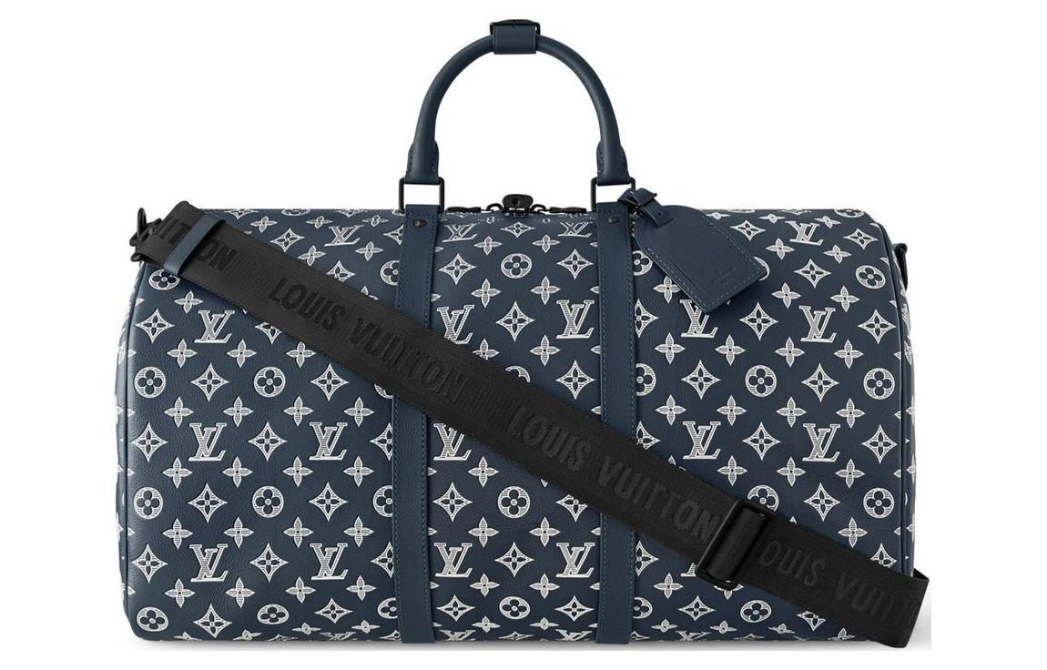 LOUIS VUITTON Keepall Coated Canvas With Leather Monkey Bag Shoulder Bag Crossbody Bag Handbag Travel Bag Men's