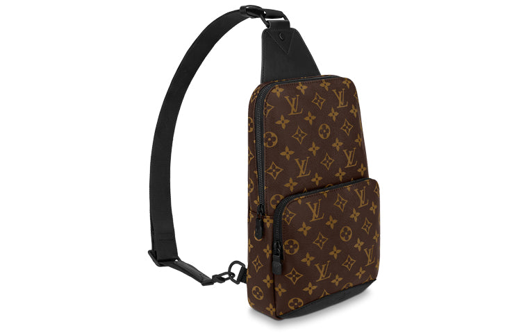 LOUIS VUITTON Avenue Sling Bag Monogram Macassar Brown
