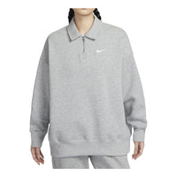 (WMNS) Nike Sportswear Phoenix Fleece 'Grey' FZ3208-063