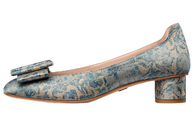 DIOR Idylle Chunky Heel Medium Heel Shoes Women's Blue