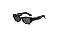 DIOR Acetate Butterfly Sunglasses Women's Black