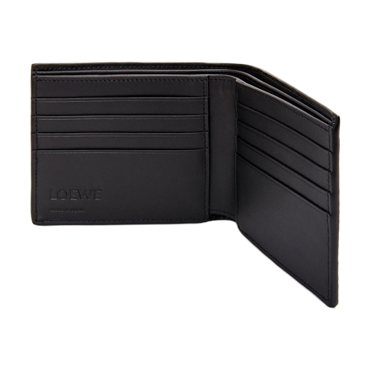 LOEWE Cow Leather Wallet Men's Black