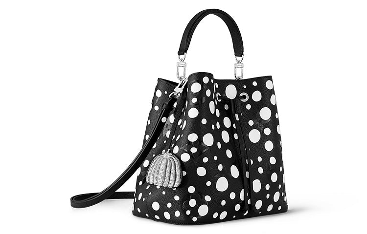 LOUIS VUITTON X Yayoi Kusama NeoNoe Mm Black/White