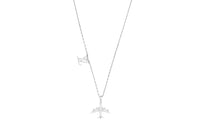 LOUIS VUITTON Lv Plane Necklace Monogram Flower