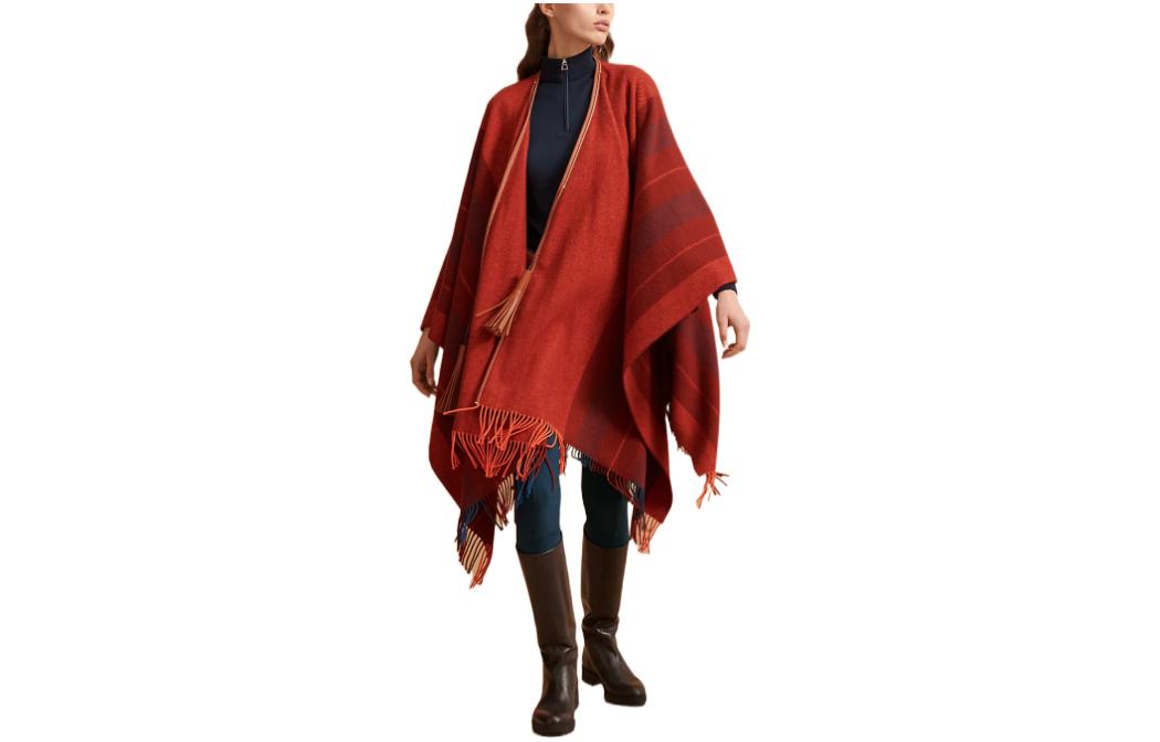 HERMES Cloaks Women's Hermes Red