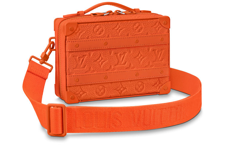 LOUIS VUITTON Handle Soft Trunk Taurillon Monogram Orange
