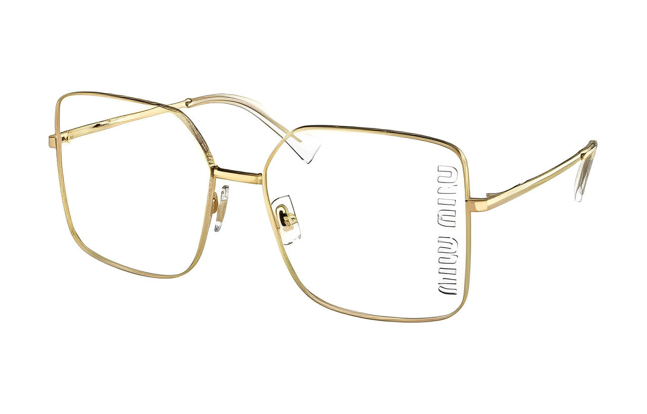 MIU MIU Eyewear Logo engraved Square frame Glasses
