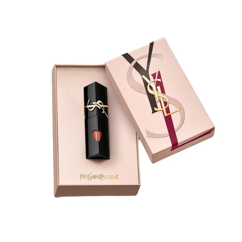 SAINT LAURENT Black Tube Box Lip Gloss Mirror Finish No Makeup 5.5ml