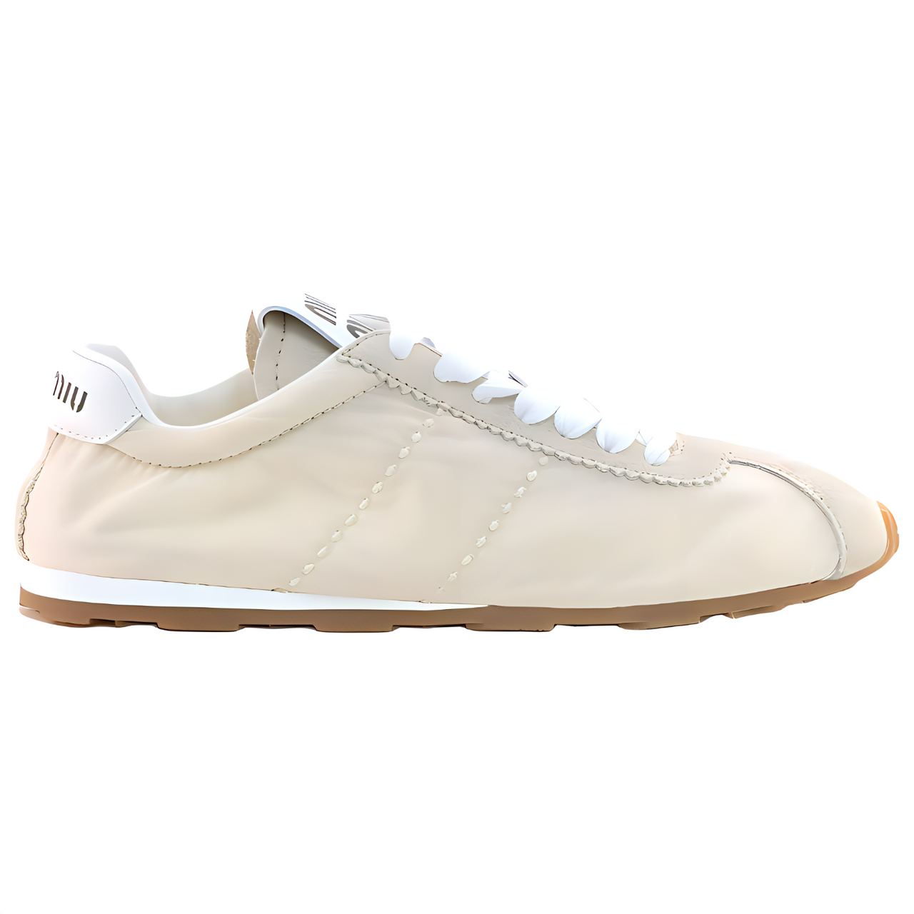 MIU MIU Low Top Casual Shoes Women's Ivory White