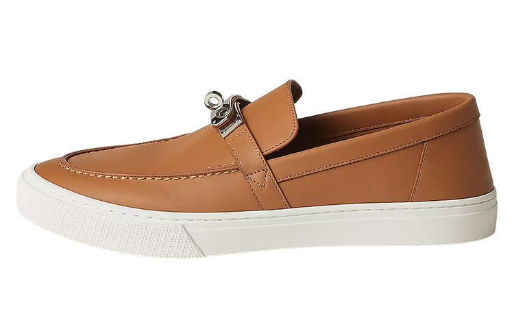 HERMES Game Stylish Skateboarding Shoes Men's Brown