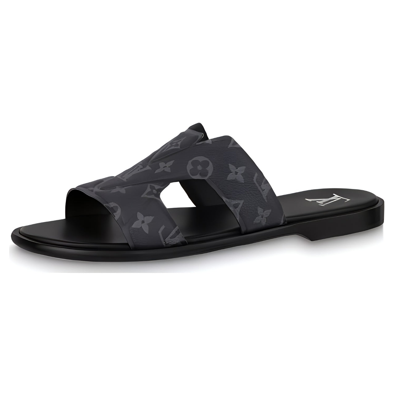 LOUIS VUITTON Oasis Slip Resistant Slide Slippers Men's Black