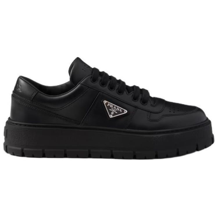 PRADA Low Top Skateboard Shoes Men's Black