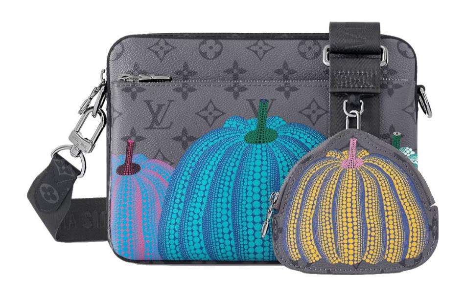LOUIS VUITTON Lv X Yk Trio Messenger Pumpkin Print