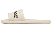 DIOR Every D Abrasion Resistant Slide Slippers Women's White