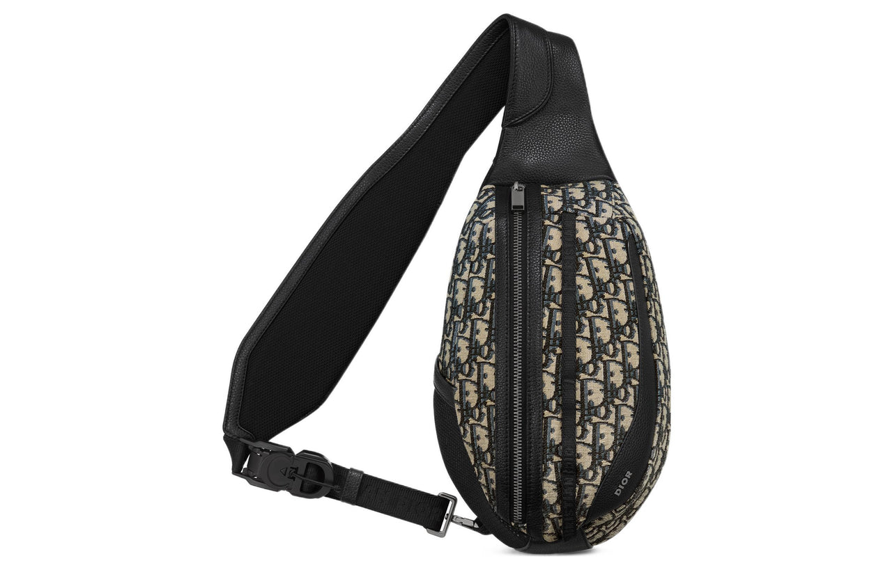 DIOR Scarab Grained Calfskin Shoulder Bag Men's