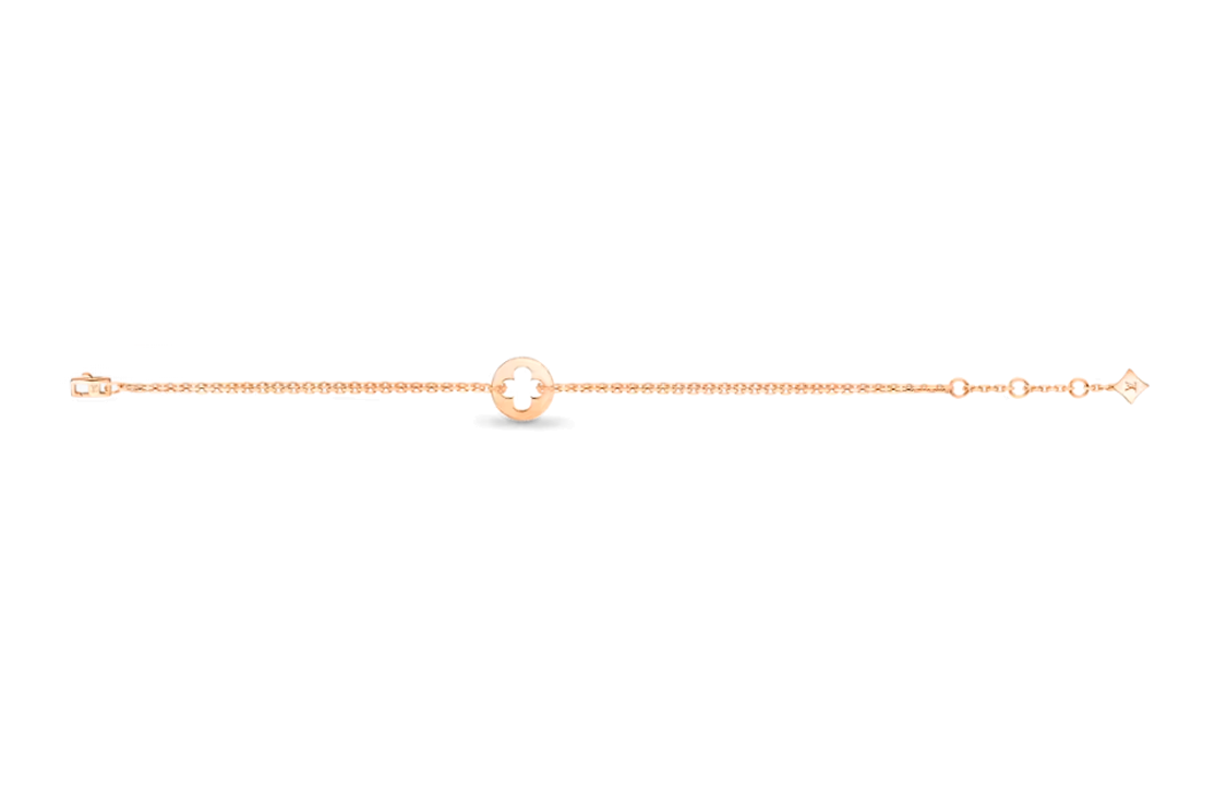 LOUIS VUITTON Rose Gold With Diamond Bracelets Women's Rose Gold