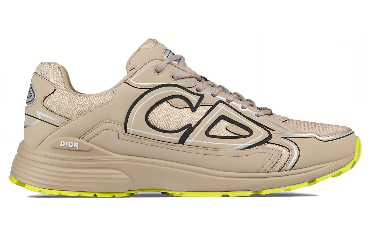 DIOR B30 CD Shoes Low-Top Casual Shoes Men's Beige