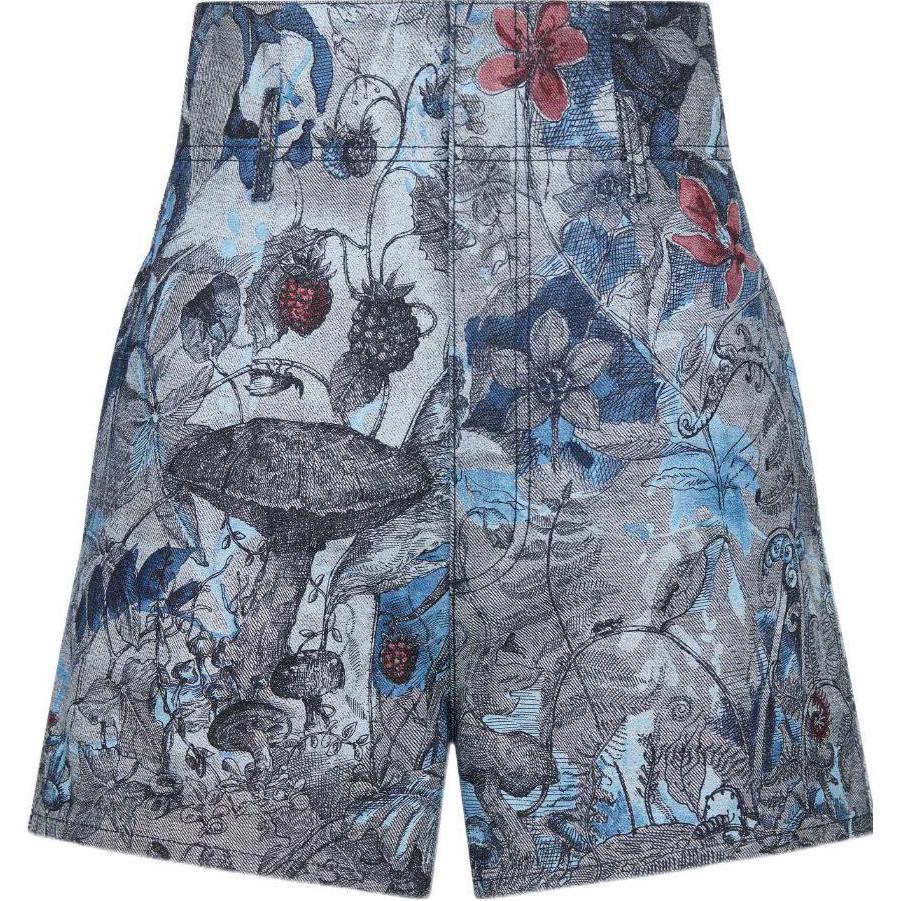 DIOR SS23 Denim Shorts Women's Blue