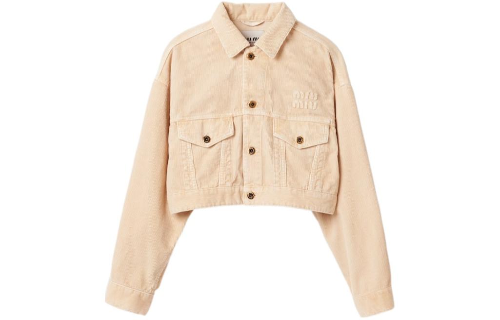 MIU MIU SS24 Jackets Coats Women's Beige