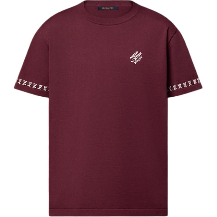 LOUIS VUITTON 1AGMIK Signature Short-Sleeved Crewneck