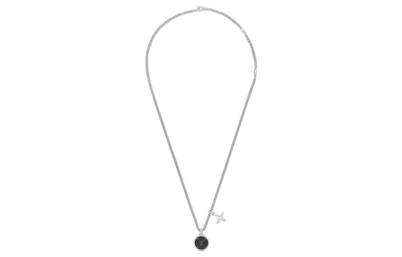 LOUIS VUITTON Monogram Eclipse Necklaces Unisex