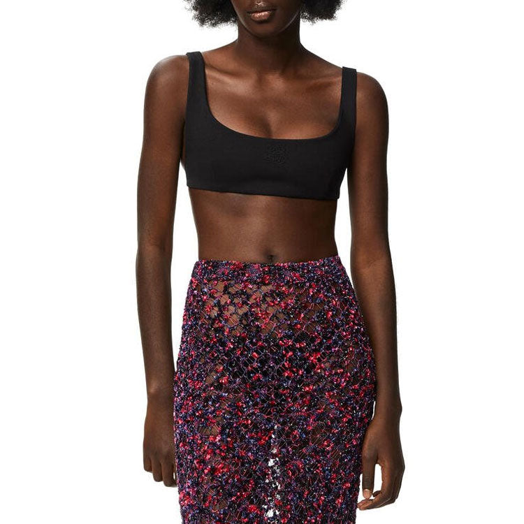 LOEWE SS22 Strapless Top Women's Black