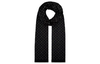 LOUIS VUITTON TIMELESS Knit Scarves Women's Black