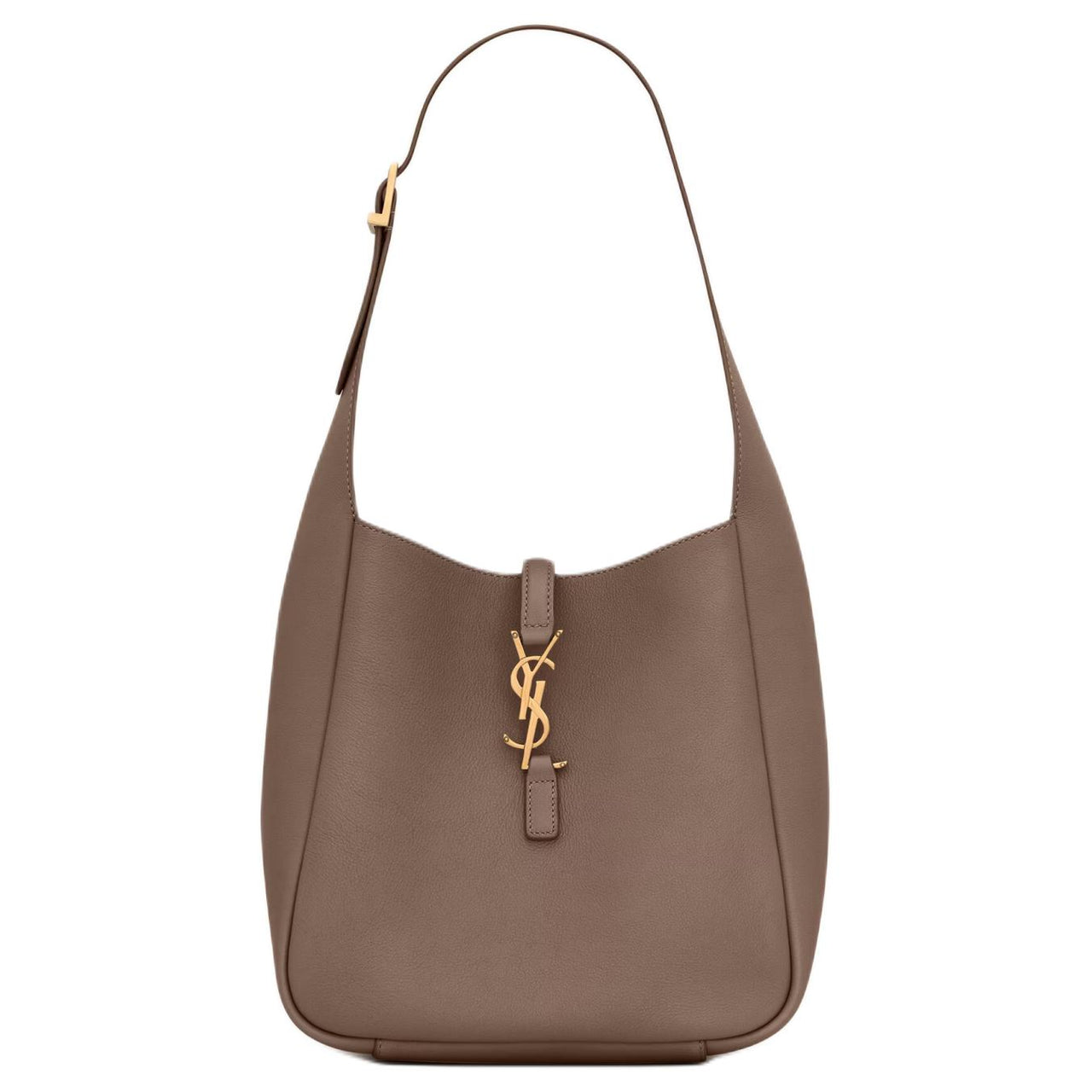 SAINT LAURENT LE5A7 Calfskin Shoulder Bag Women's Hickory Nuts Brown