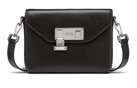 DIOR Lock Cow Leather Messenger Bag, Shoulder Bag, Crossbody Bag Regular Men's Black