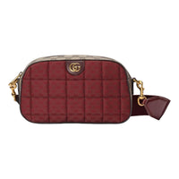 (WMNS) Gucci Mini GG Canvas Small Shoulder Bag 'Burgundy' 752591-FAB9Y-6042