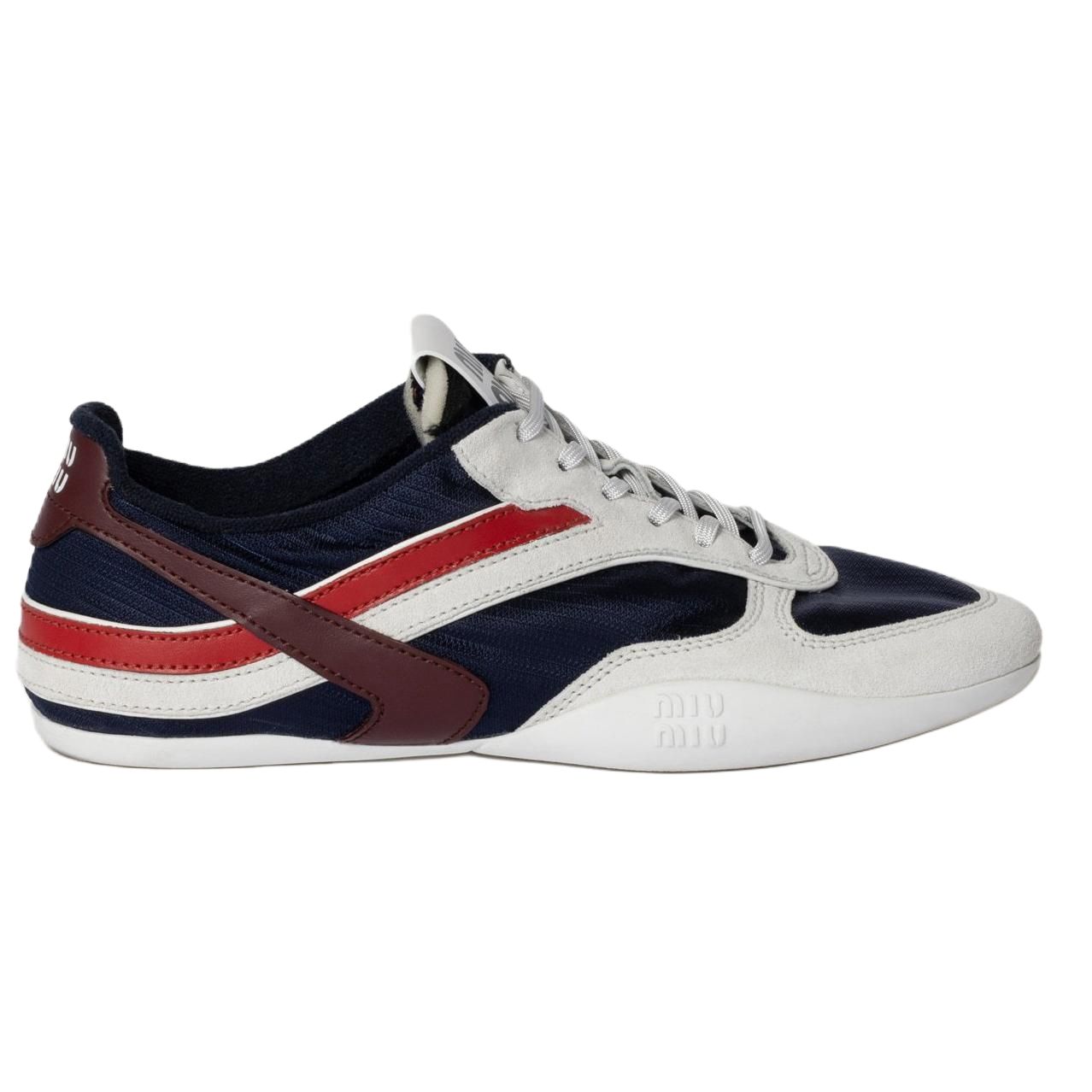 MIU MIU Gymnasium Low Top Casual Shoes Women's Blue White