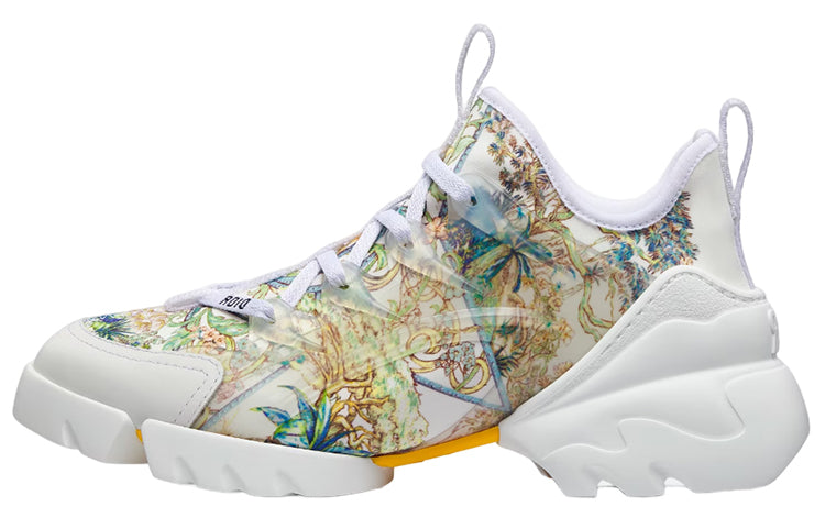 DIOR D-Connect Low-Top Casual Shoes Women's White