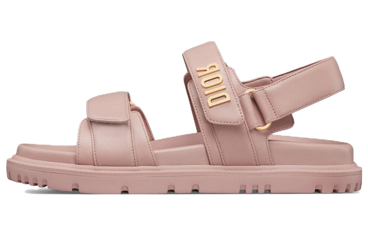 DIOR Dioract Beach Sandals Women's Nude Pink