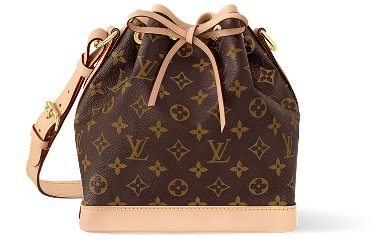 LOUIS VUITTON Canvas Bucket Bags Crossbody Bag Shoulder Bag Women's Brown