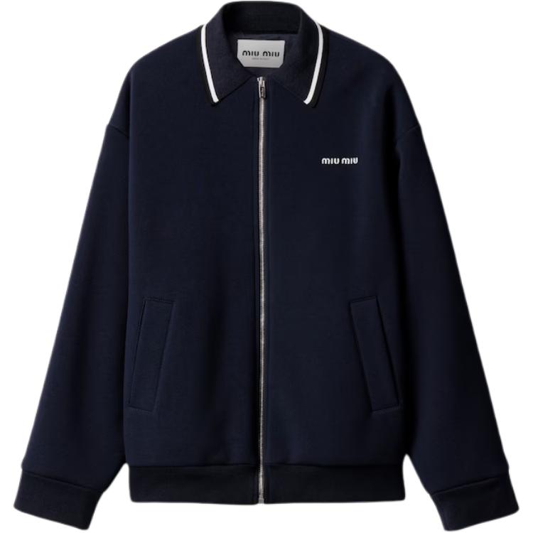 MIU MIU SS25 Jackets & Coats Women's Marine Blue
