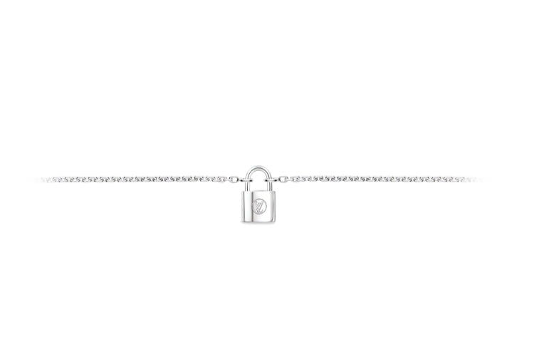 LOUIS VUITTON SiLOUIS VUITTONer Lockit Bracelet Sterling SiLOUIS VUITTONer