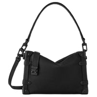 LOUIS VUITTON Cow Leather Soft Box Crossbody Bag, Shoulder Bag Medium Size Women's Black
